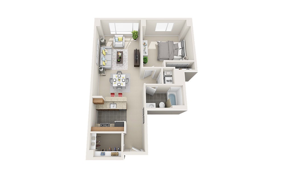 Race Point Light - 1 bedroom floorplan layout with 1 bath and 756 to 766 square feet. Race Point Light - 1 bedroom floorplan layout with 1 bath and 756 to 766 square feet.